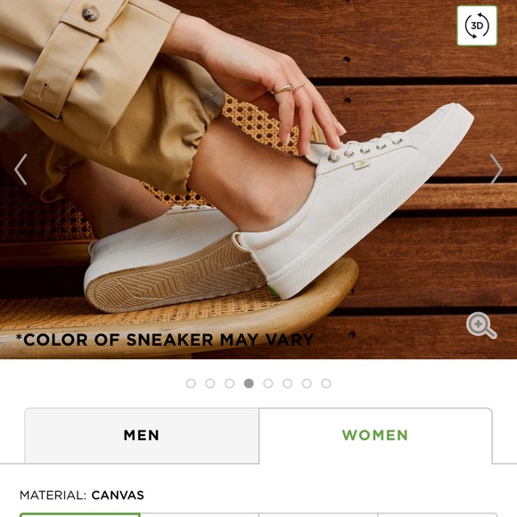 Cariuma OCA LOW OFF-WHITE CANVAS SNEAKER - Picture 7 of 7